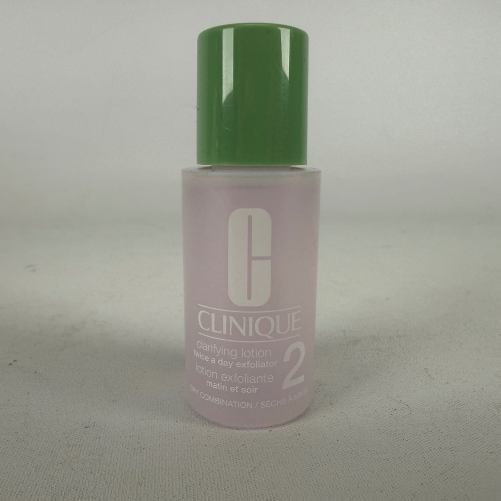 Clinique Clarifying Lotion 2 Twice A Day Exfoliator 1oz 30ml Travel Size